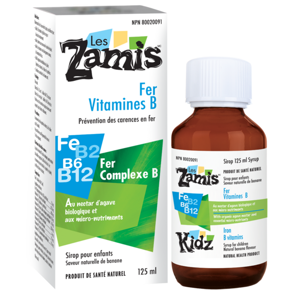 Les Zamis  Kidz Fer Vitamines B