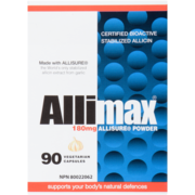Allimax Allisure Powder 180 mg 90 Vegetarian Capsules