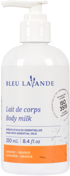 Bleu Lavande   Lait Corps Lavande-Orange 250 Ml