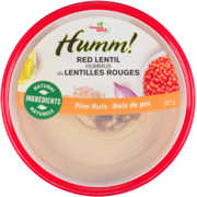 Fontaine Santé Humm! Hummus de Lentilles Rouges Noix de Pin 227 g