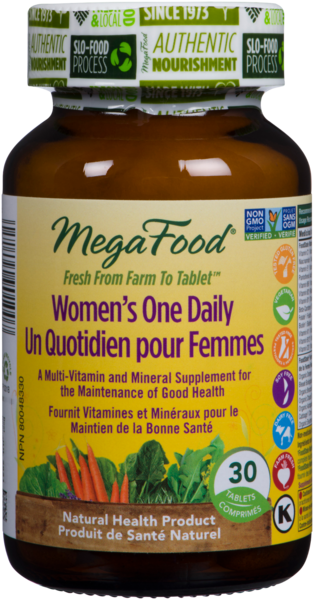 Megafood Multivitamines Quotidiennes pour Femmes 30 Comprimés