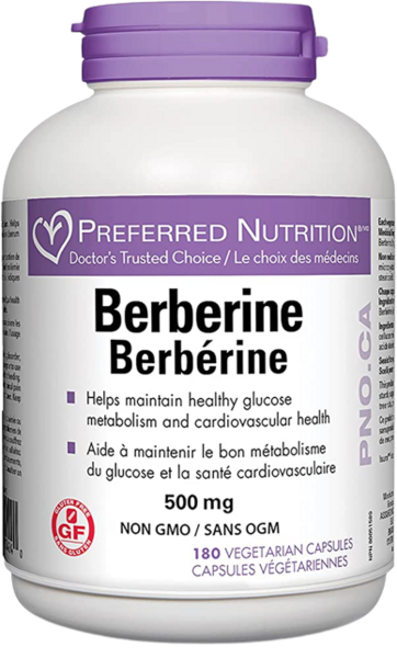Preferred Nutrition® Berberine 500mg 