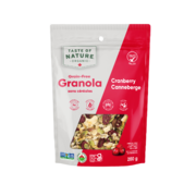 Taste of Nature Granola Sans Céréales Canneberge Bio 200G