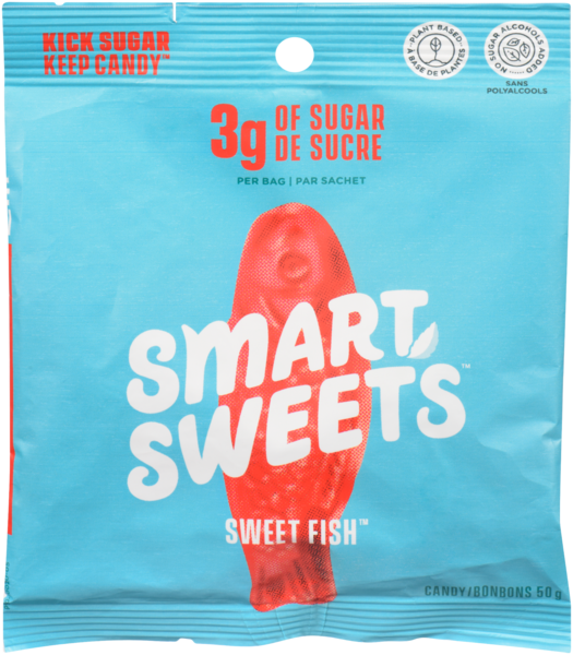 Smart Sweets Bonbons Sweet Fish Baie 50 g
