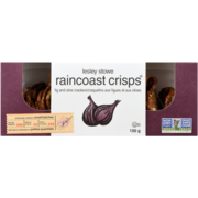 Lesley Stowe Raincoast Crisps Fig and Olive Crackers 150 g