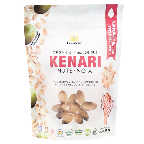 Ecoideas Noix Kenari Biologiques - Avec Sel Himalayen