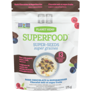 Planet Hemp Superfood Super-Seeds Dark Chocolate & Superberries 175 g