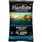Hardbite Kettle-Cooked Potato Chips Rock Salt & Vinegar 150 g