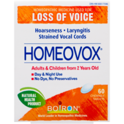 Boiron Homeovox 60 Chewable Tablets