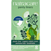 Natracare Panty Liners Organic Cotton Cover 16 Long