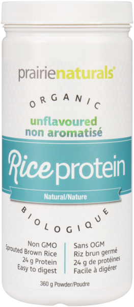 Rice Protein protéines de riz brun germé biologique - non aromatisé - poudre