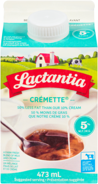 Lactantia Crémette 5% M.G. 473 ml