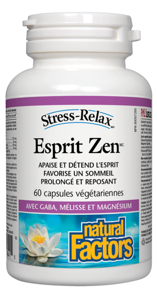 Natural Factors Esprit Zen   60 capsules végétariennes