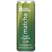 Toro Matcha Sparkling Energizing Infusion Ginger 355 ml
