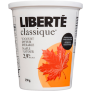 Liberté Classique Maple Flavour Yogourt 2,9% M.F. 750 g