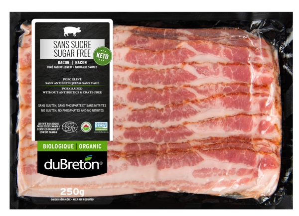 duBreton Bacon Bio Sans Sucre Keto Bio