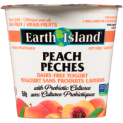 Earth Island Dairy-Free Yogurt Peach 150 g