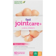 Genuine Health Fast Pain Relief+, Natural Eggshell Membrane, Gluten Free, Non GMO, Dairy Free, 60 Count Vegetarian Capsules