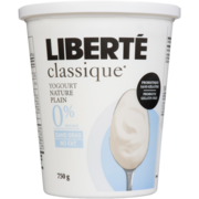 Liberté Classique Plain Yogourt 0% M.F. 750 g
