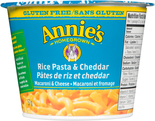 Annie's  Bol Macaroni Fromage Cheddar Blanc