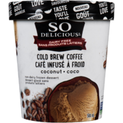 So Delicious Dairy Free Non-Dairy Frozen Dessert Cold Brew Coffee Coconut