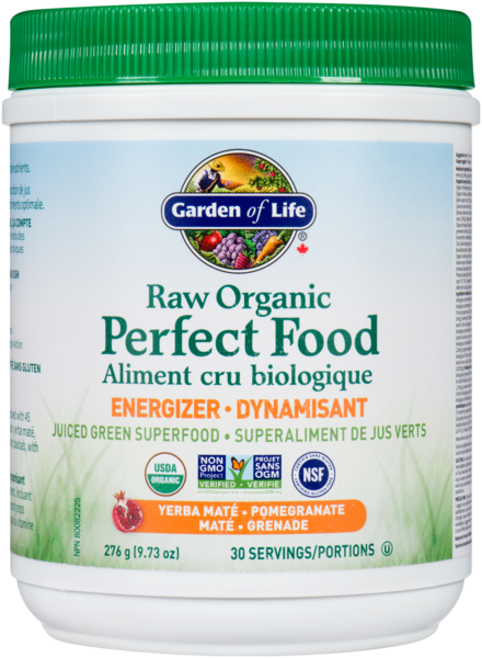 Garden Of Life Aliment Cru Biologique PERFECT FOOD Superaliment de jus verts - Dynamisant