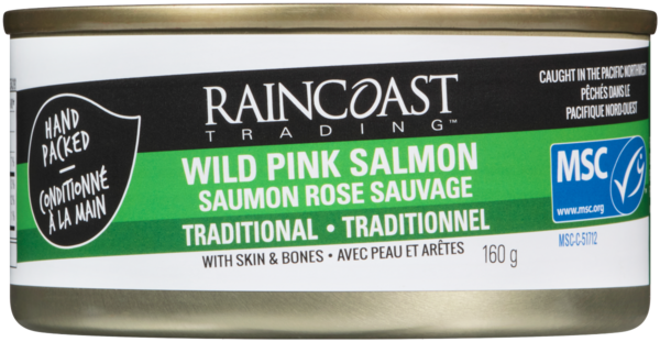 Raincoast Trading Saumon Rose Sauvage Traditionnel 160 g