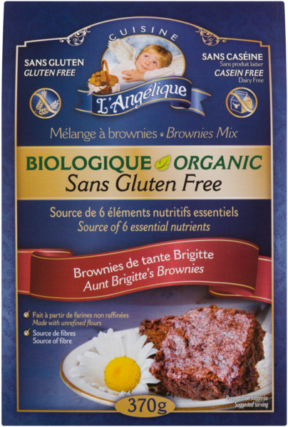 Cuisine L'Angélique Mélange Brownie Tante Brigitte Bio