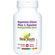 New Roots Magnésium (Citrate) Plus L-Taurine