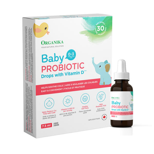 Organika Baby Probiotic Drops With Vitamin D