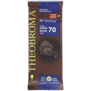 Theobroma Chocolat 70 % Chocolat Noir 70 Noir Pur Biologique 80 g