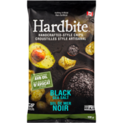Hardbite Handcrafted-Style Chips Black Sea Salt 128 g