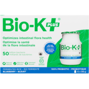 Bio-K+ Probiotique à boire végétalien - Bleuet - 6 pots