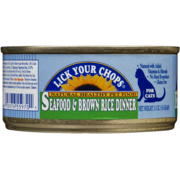 Lick Your Chops Seafood & Brown Rice Dinner for Cats 156 g