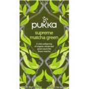 Pukka Supreme Matcha Green Organic 20 Green Tea Sachets 30 g