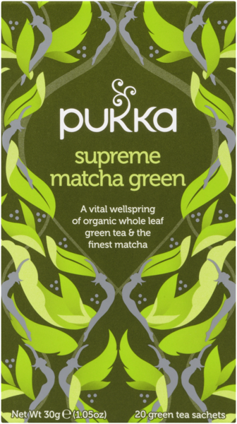 Pukka Thé Biologiques Supreme Matcha Green