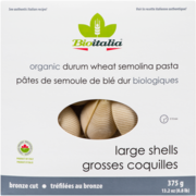 Bioitalia Organic Durum Wheat Semolina Pasta Large Shells 375 g