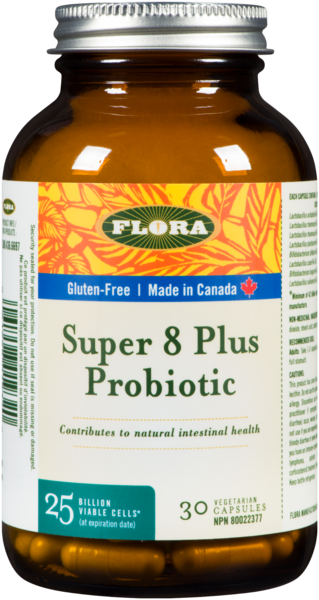 Flora Super 8 Plus Probiotique