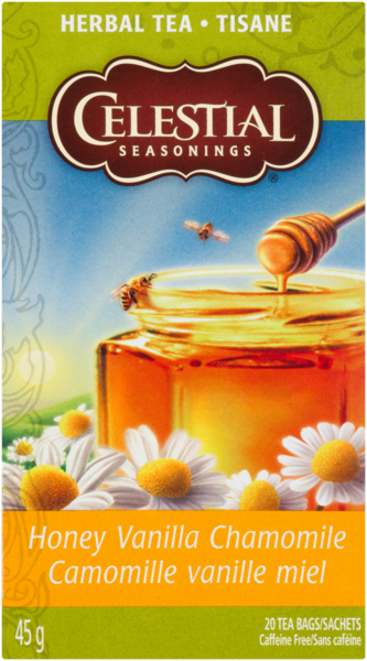 Celestial Seasonings Honey Vanilla Chamomile Herbal Tea 20 Tea Bags 45 g