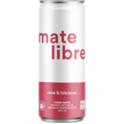 Mate Libre Organic Yerba Maté infusion Rose Hibiscus
