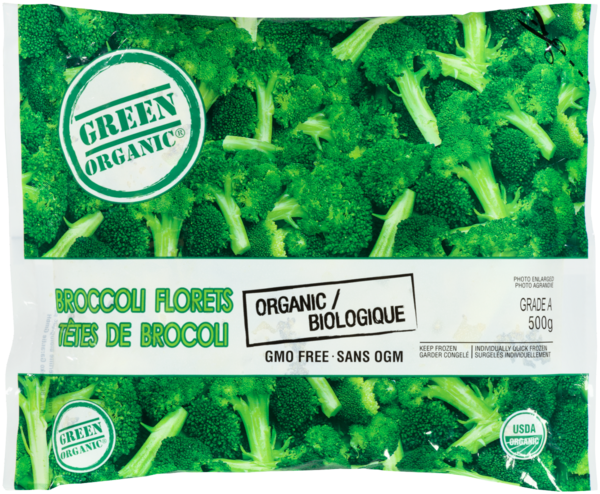 Green Organic Têtes de Brocoli Biologique 500 g
