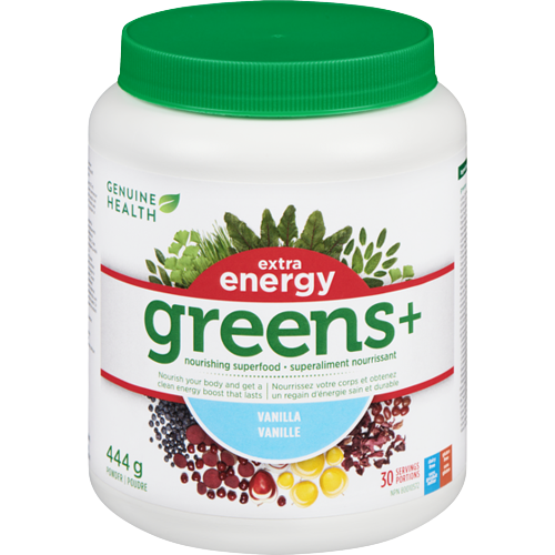 Genuine Health Extra Energy Greens+ Vanille