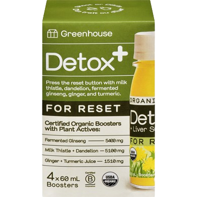 Greenhouse Detox 4 X 60 Ml