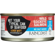Raincoast Trading Saumon Sockeye Sauvage Sans Sel Ajouté 160 g