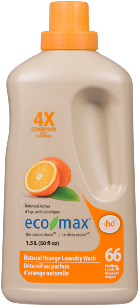 EcoMax Detergent Lessive Orange  1.5L