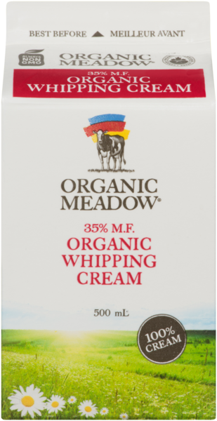 Organic Meadow Crème à Fouetter Biologique 35 % M.G. 500 ml