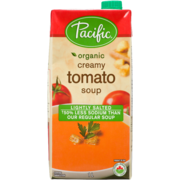 Pacific Foods Creamy Tomato Soup Lightly Salted Organic 1 L
