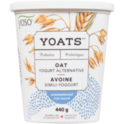 Yoso Yoats Yogurt Alternative Oat Unsweetened 440 g