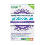 Genuine Health probiotique avec vitamine D et zinc - 50 milliards d'ufc