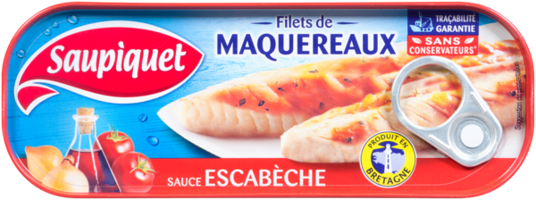 Saupiquet Filets de Maquereaux Sauce Escabèche